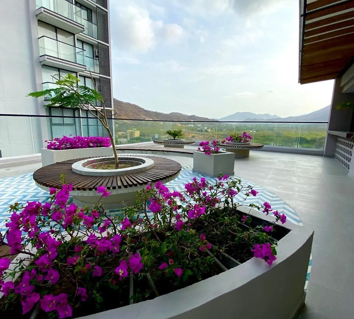 Apartment Lujoso Con Terraza, Vista Al Mar Y Reserva Natural Santa Marta